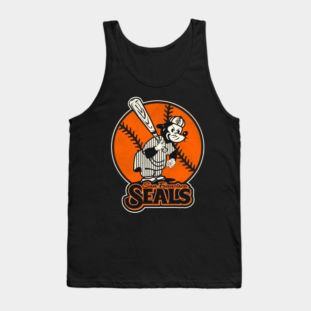 Defunct San Francisco Seals Baseball Tank Top by Defunctland